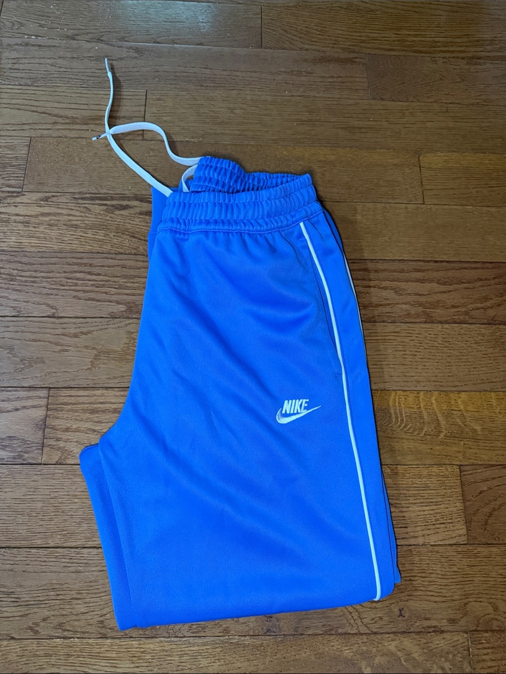 Nike Royal Blue Men's Joggers with White Piping 47